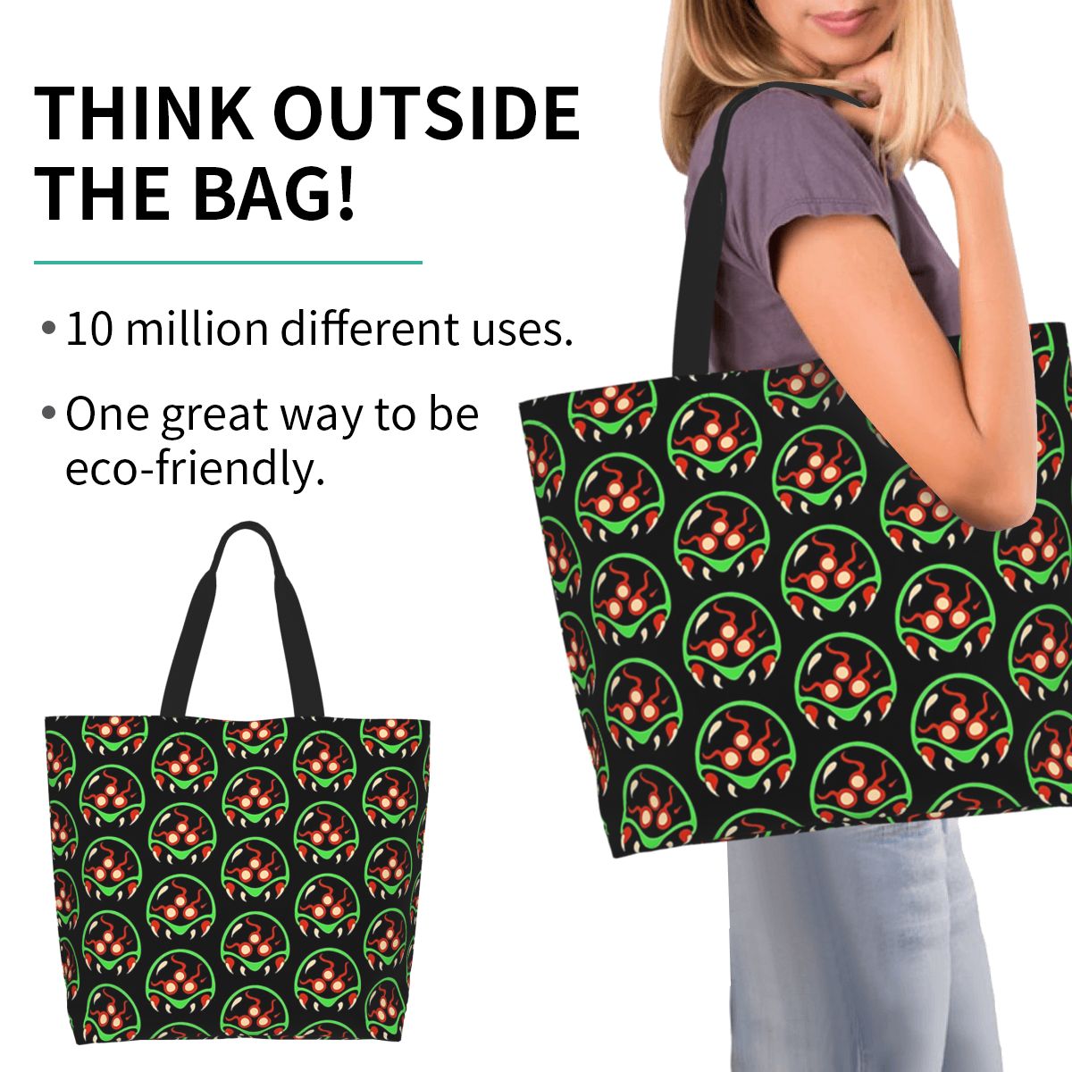 Women Bags Vector - حقيبة تسوق ميترويد فيكتور من القماش