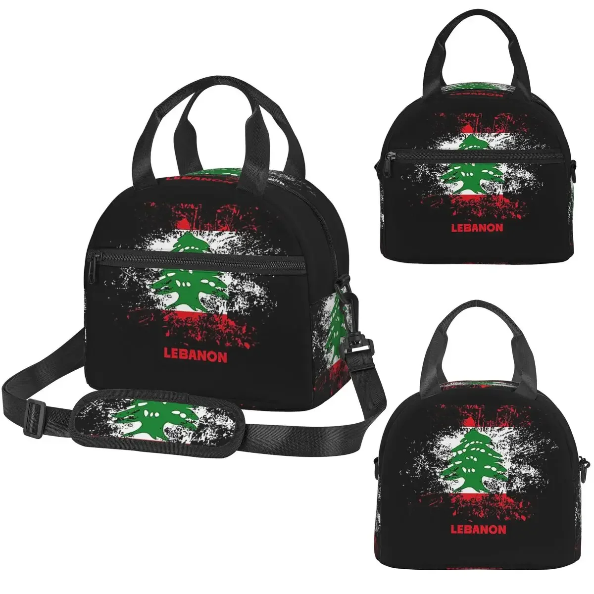 Women Bags Lebanon - حقيبة غداء معزولة حرارياً بتصميم علم