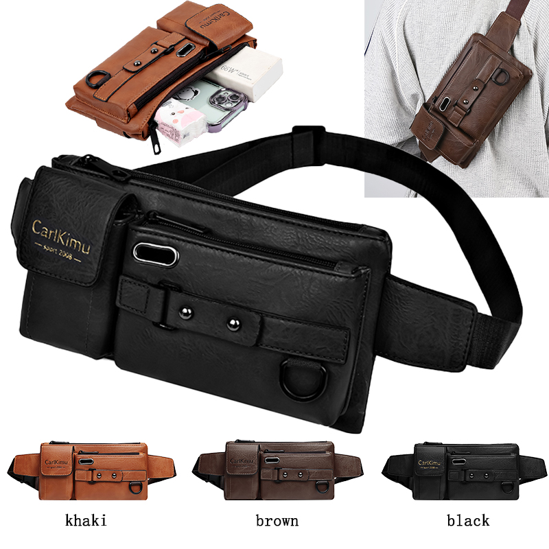 Saddle Bag Leather - طراز جديد، حقيبة خصر للسيدات عالية