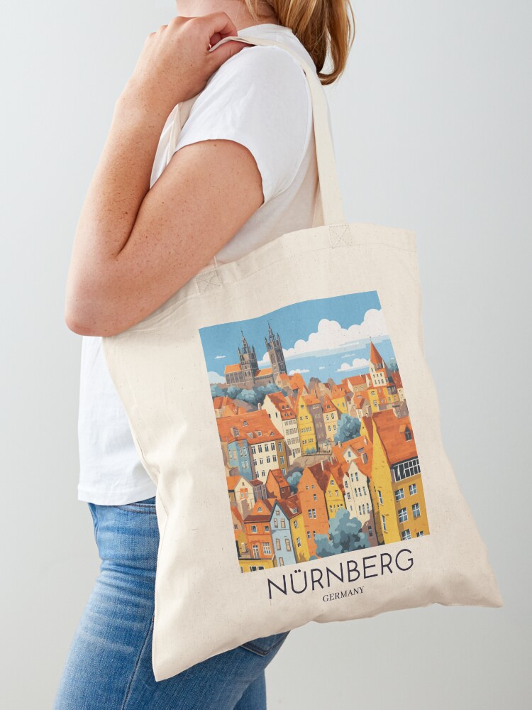 Women Bags Germany - حقيبة حمل بطباعة فنية بوب آرت