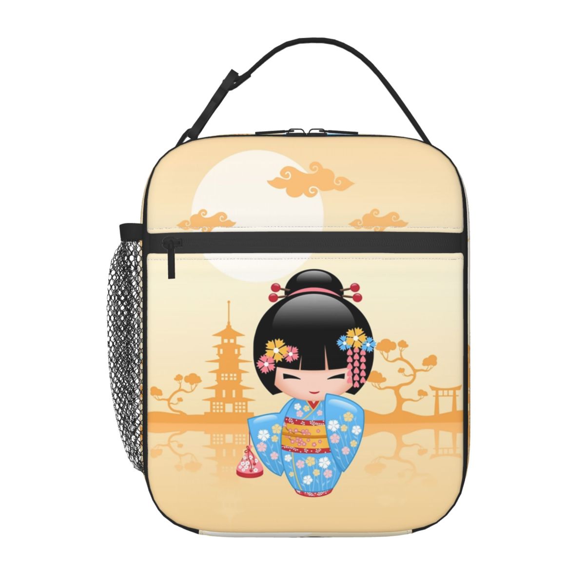 Women Bags Vector - اليابانية مايكو كوكيشي دمية معزول حقيبة