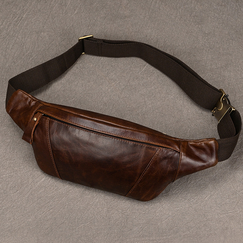 Saddle Bag Leather - حقائب الصدر الجلدية للرجال حقيبة كتف