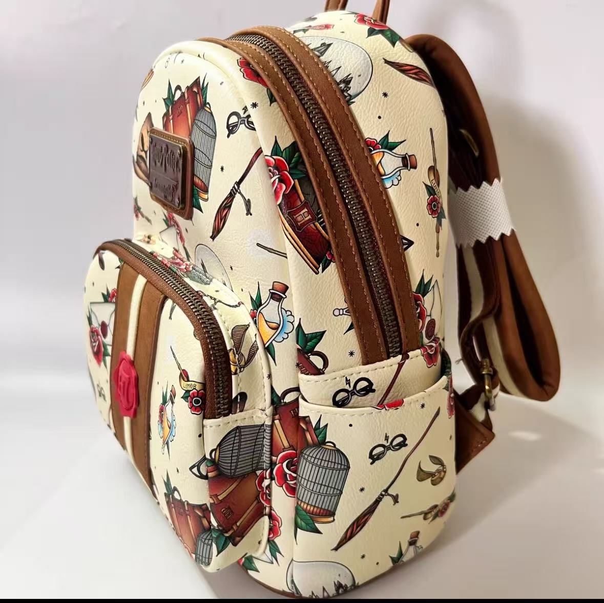 Women Bags Collection - حقيبة ظهر لطيفة من لونجفلاي بحزامين،
