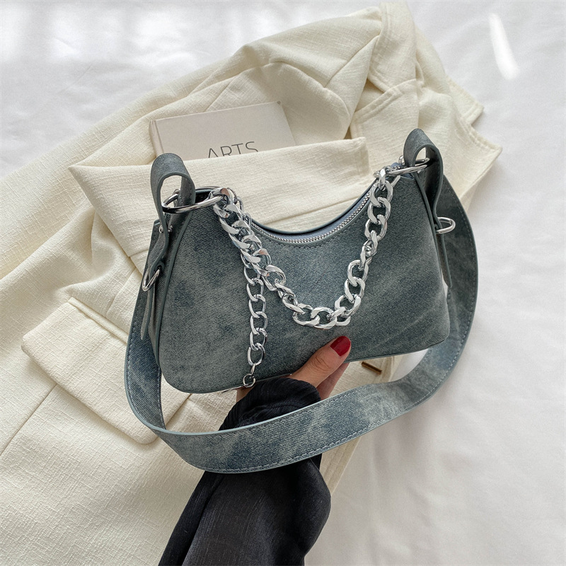 Women'S Kipling Bags - حقيبة يد نسائية صغيرة من الدنيم