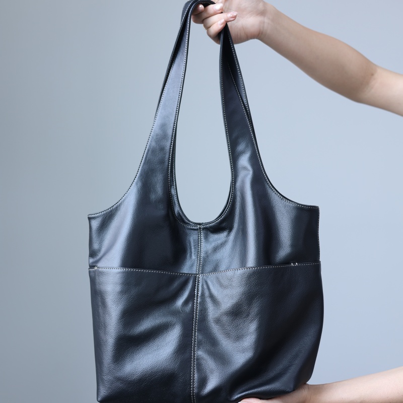 Women'S Work Bags Tote - حقائب كتف نسائية من الجلد الطبيعي