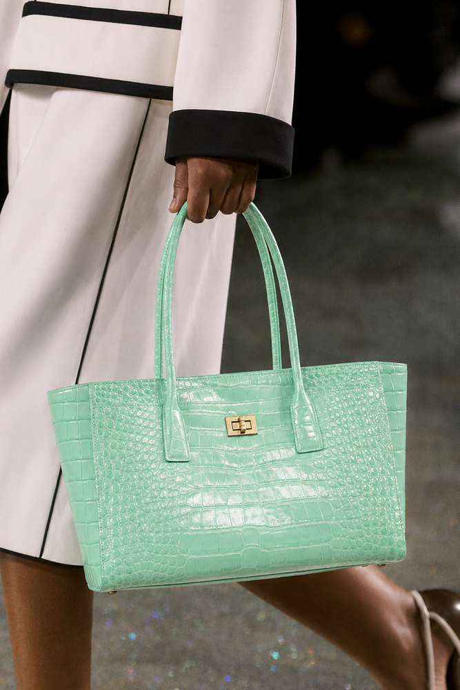 Women'S Work Bags Tote - حقيبة يد SHELKSBAG لامعة بنقشة جلد
