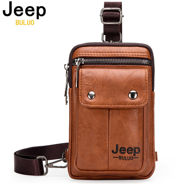 Saddle Bag Leather - جيب BULUO صغيرة متعددة الوظائف حبال