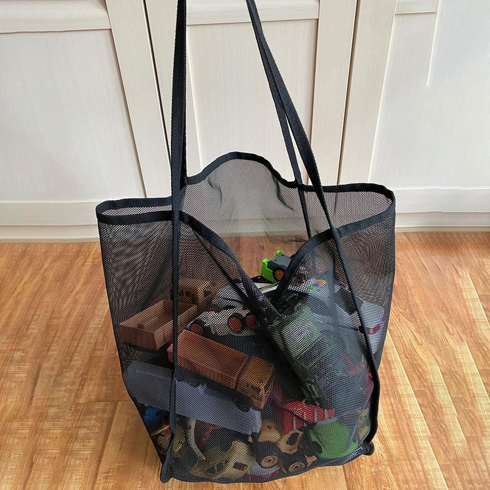 حقيبة شاطئ شبكية خفيفة الوزن،  - مراجعة Mesh Net Bag وسعره