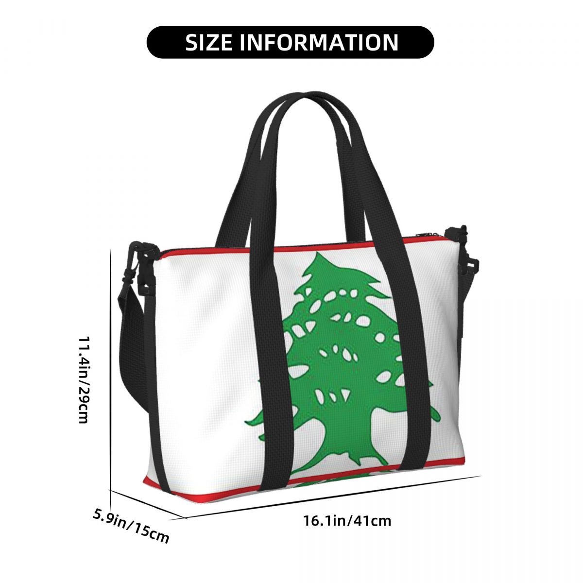 علم مخصص ل لبنان حقيبة سفر الش - مراجعة Women Bags Lebanon وسعره