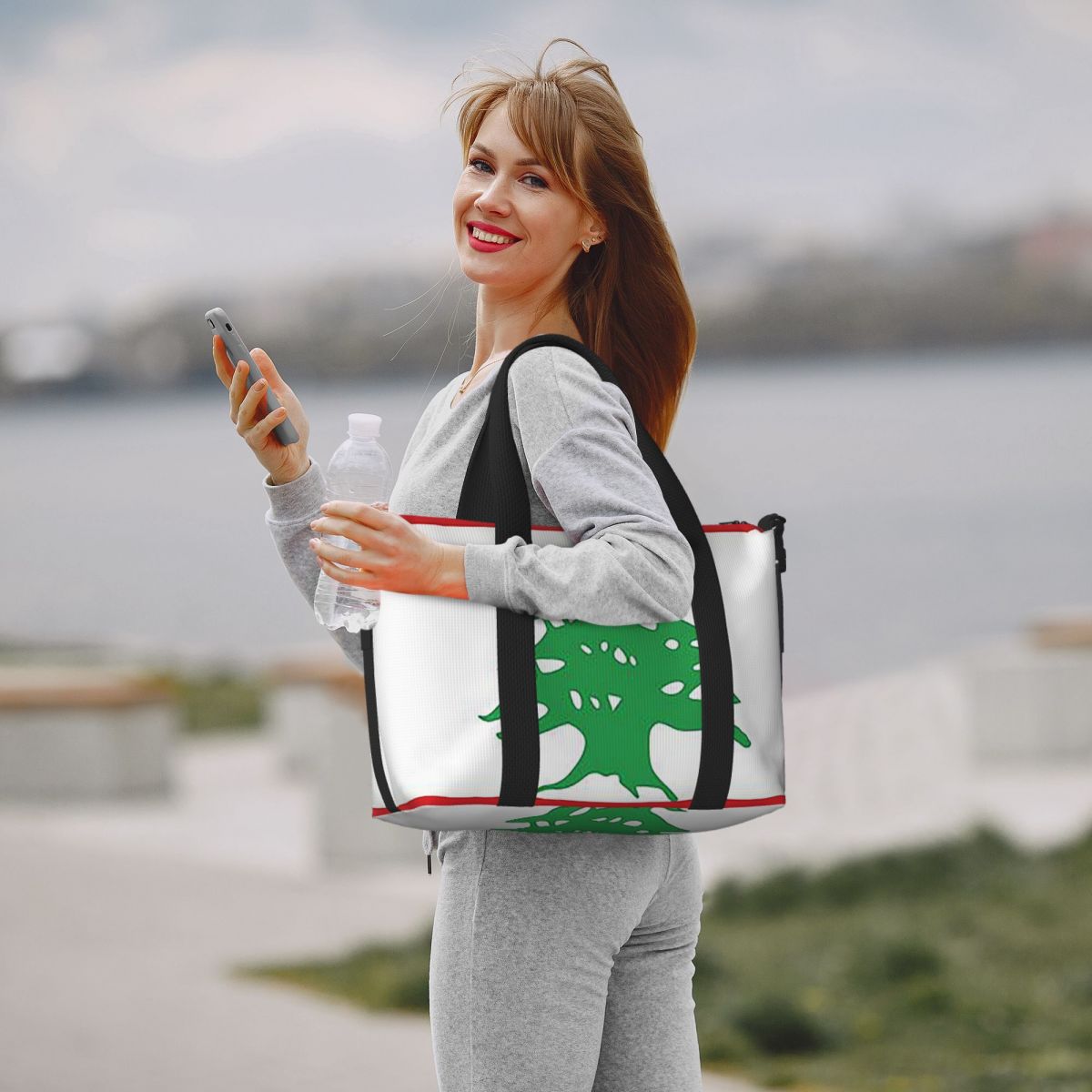 علم مخصص ل لبنان حقيبة سفر الش - مراجعة Women Bags Lebanon وسعره