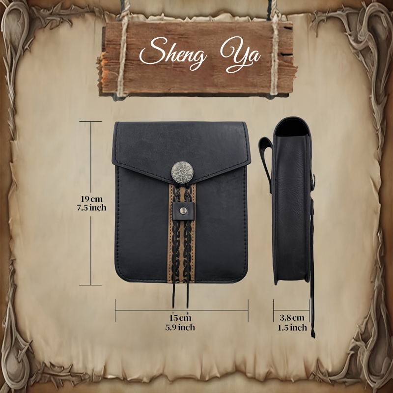 2 قطعة حزام جلد صناعي تقليد عت - مراجعة Saddle Bag Leather وسعره