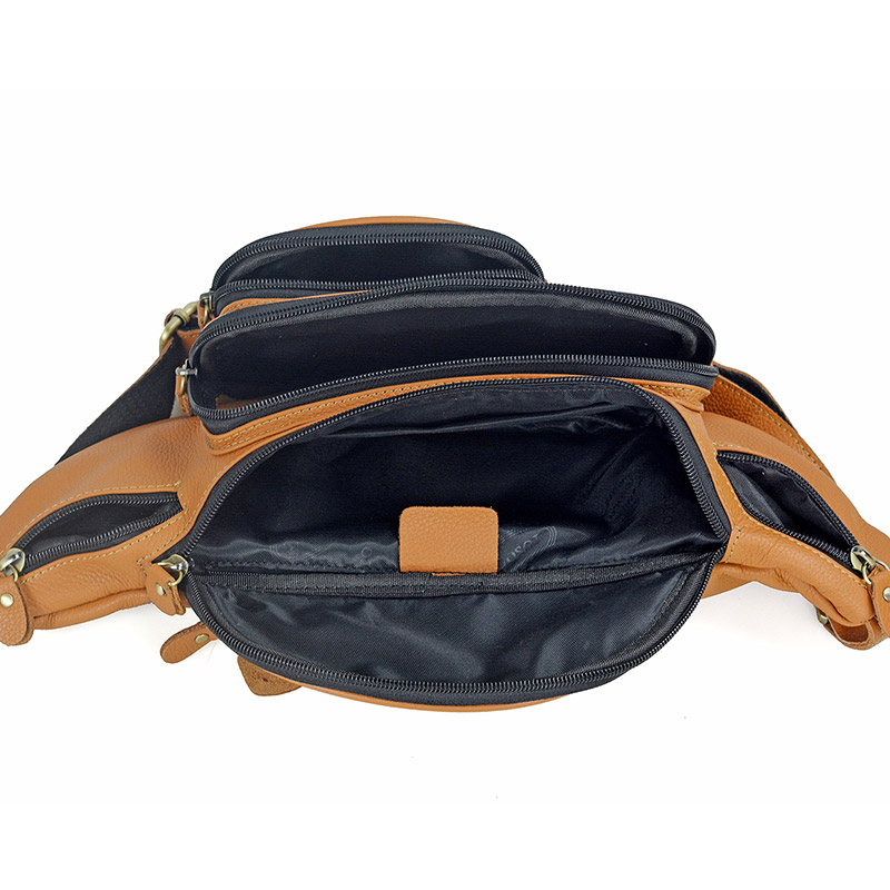 حقائب خصر من الجلد الطبيعي للر - مراجعة Saddle Bag Leather وسعره