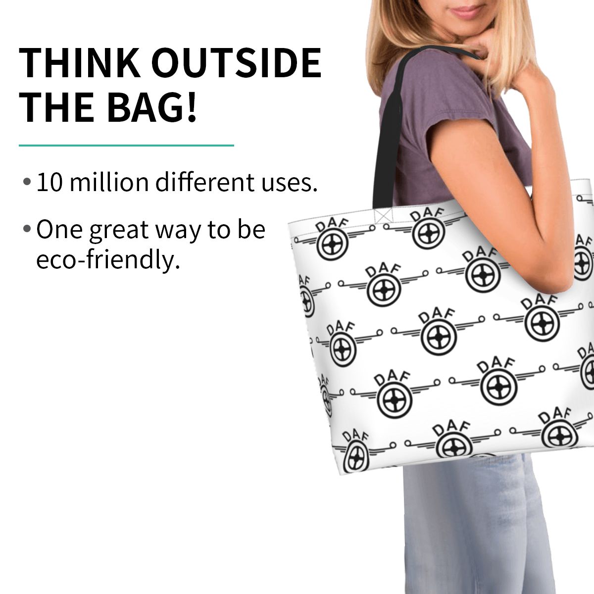 حقيبة تسوق بتصميم شعار شاحنة د - مراجعة Women Bags Vector وسعره
