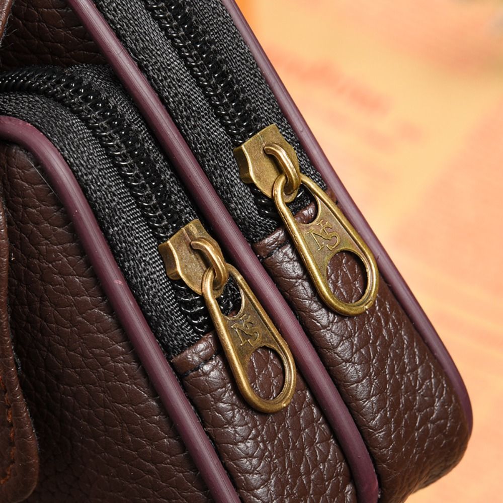 حقيبة خصر رجالية من الجلد الصن - مراجعة Saddle Bag Leather وسعره