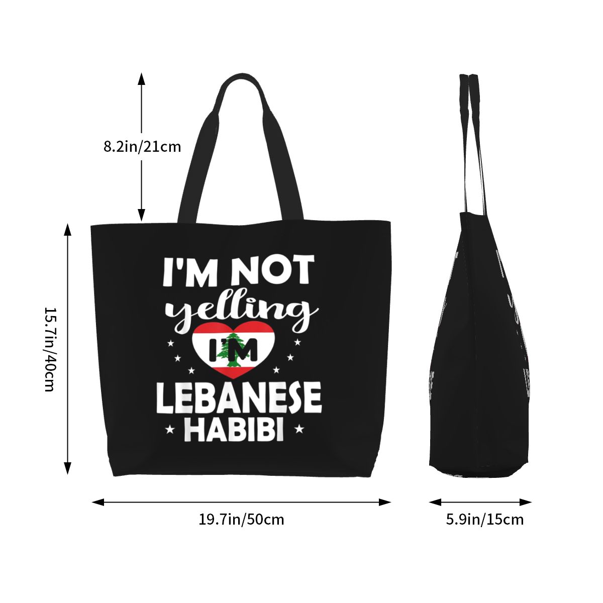 حقيبة تسوق قماشية كبيرة السعة  - مراجعة Women Bags Lebanon وسعره