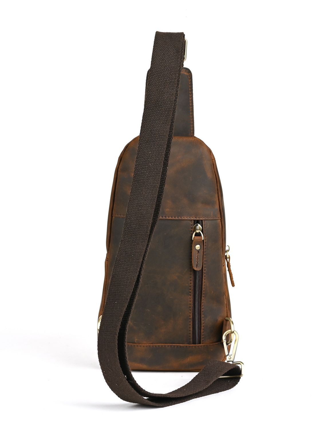حقيبة صدر رجالية فاخرة متعددة  - مراجعة Saddle Bag Leather وسعره