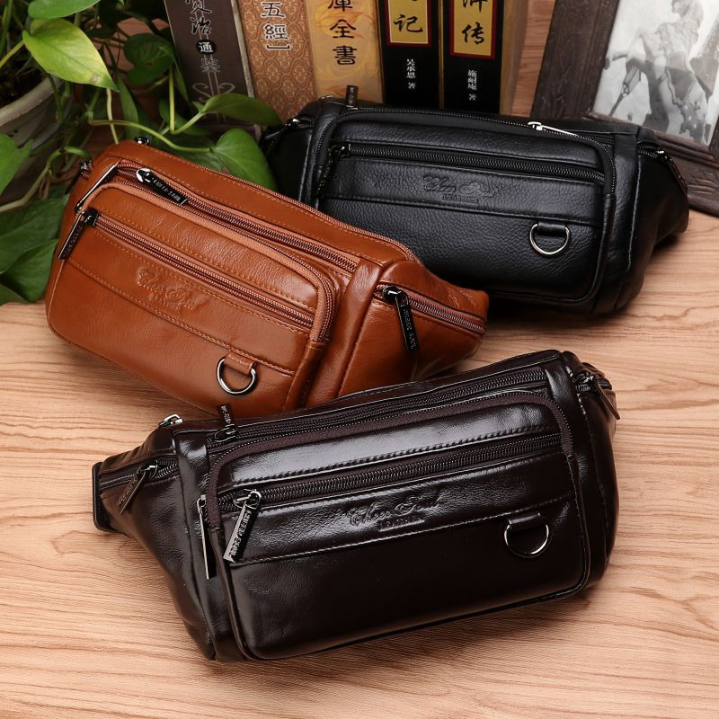 الرجال الخصر فاني أكياس حبال ح - مراجعة Saddle Bag Leather وسعره