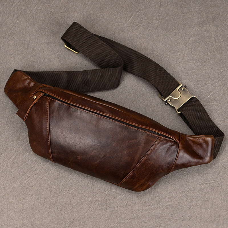 حقائب الصدر الجلدية للرجال حقي - مراجعة Saddle Bag Leather وسعره