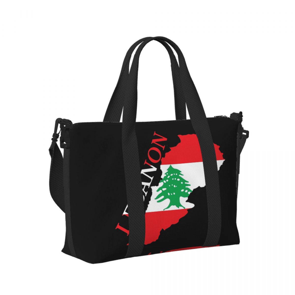 مخصص لبنان العلم خريطة الشاطئ  - مراجعة Women Bags Lebanon وسعره