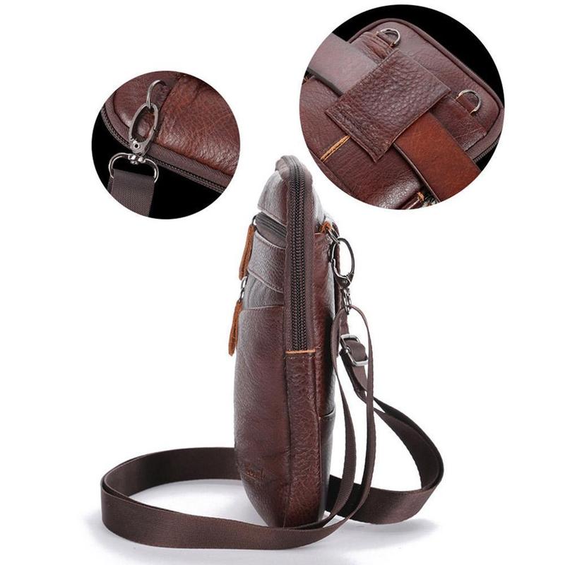 حقيبة رجالية من الجلد الطبيعي، - مراجعة Saddle Bag Leather وسعره