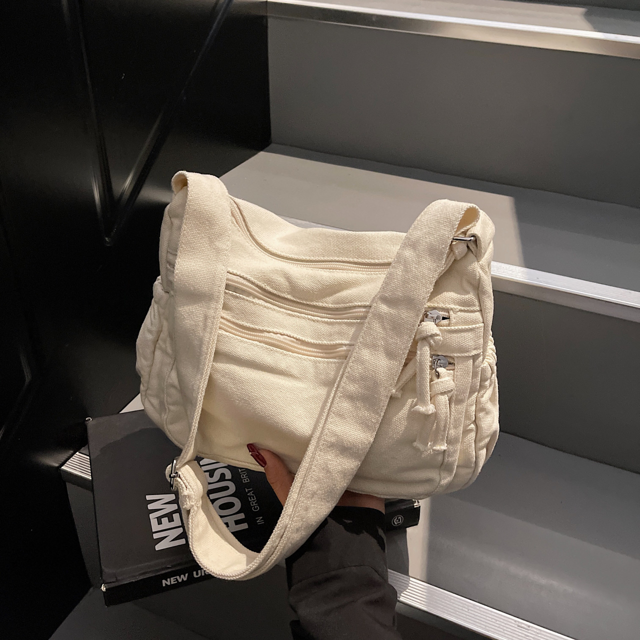 حقيبة قماشية بسيطة وعصرية جديد - مراجعة Women'S Kipling Bags وسعره