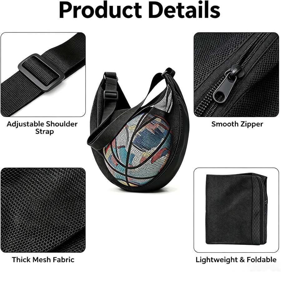 حقيبة شبكية جديدة مضادة للتمزق - مراجعة Mesh Net Bag وسعره