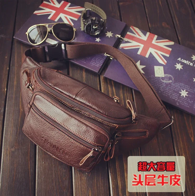 جلد البقر الأصلي الخصر حقيبة ا - مراجعة Saddle Bag Leather وسعره