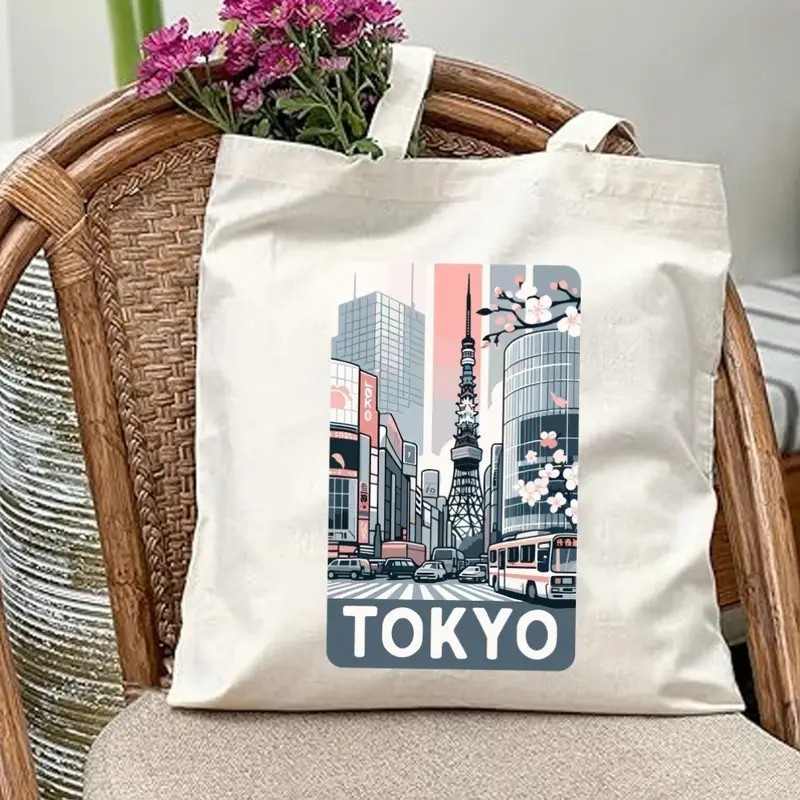 حقيبة حمل قماشية بتصميم مناظر  - مراجعة Women Bags Collection وسعره