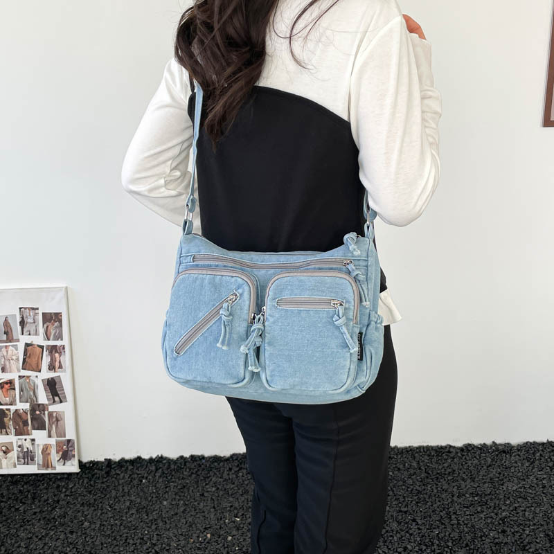 حقيبة كتف من الدنيم بتصميم عصر - مراجعة Women'S Kipling Bags وسعره