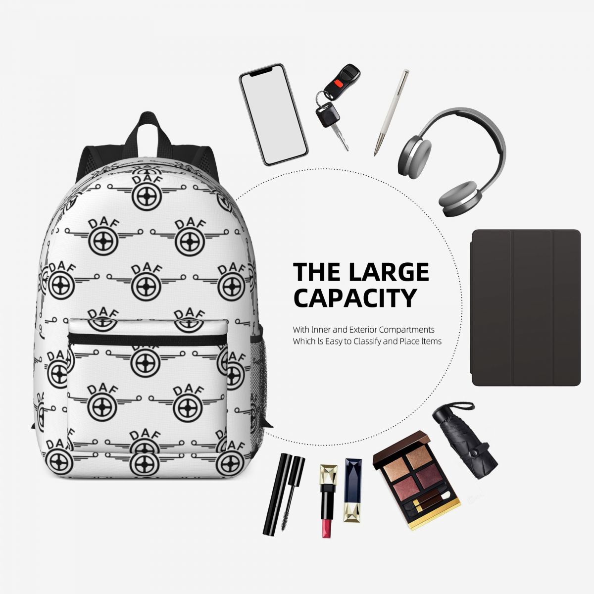 حقيبة ظهر بتصميم شعار شاحنة دا - مراجعة Women Bags Vector وسعره