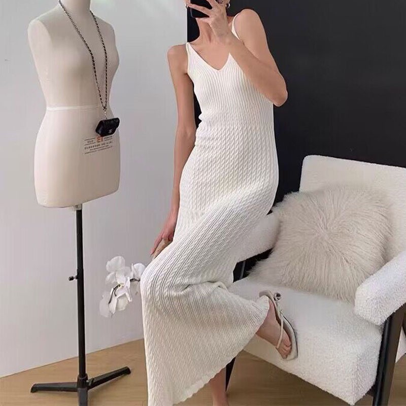 فستان محبوك بحمالات صيفي جديد  - مراجعة Women'S Bags New Look وسعره