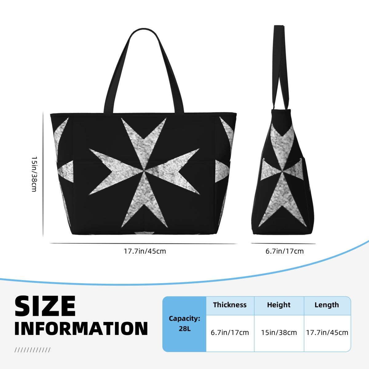 حقيبة شاطئية كبيرة للسيدات بتص - مراجعة Women Bags Malta وسعره