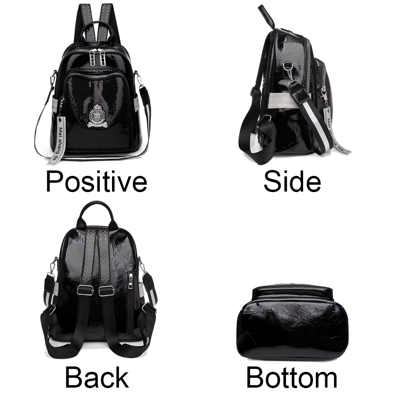 حقيبة ظهر من الجلد الصناعي للن - مراجعة Mini Backpack Women وسعره