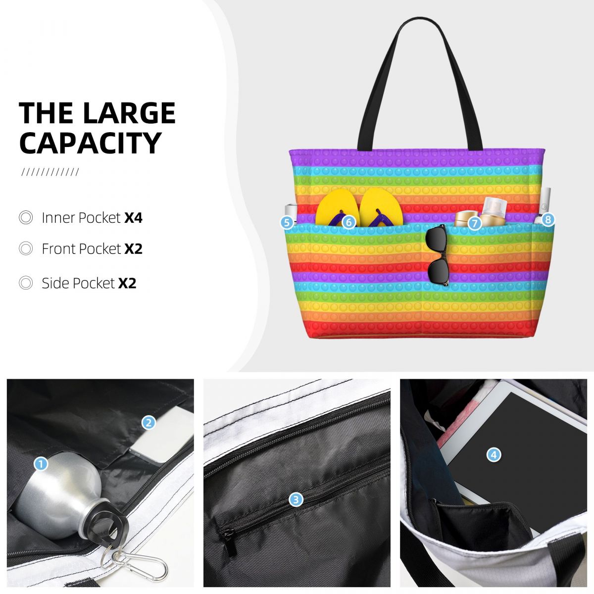 حقيبة شاطئ فاخرة بنمط فيكتور ب - مراجعة Women Bags Vector وسعره