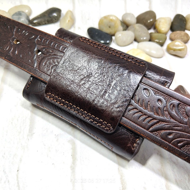 Blongk حقيبة خصر صغيرة رقيقة ح - مراجعة Saddle Bag Leather وسعره