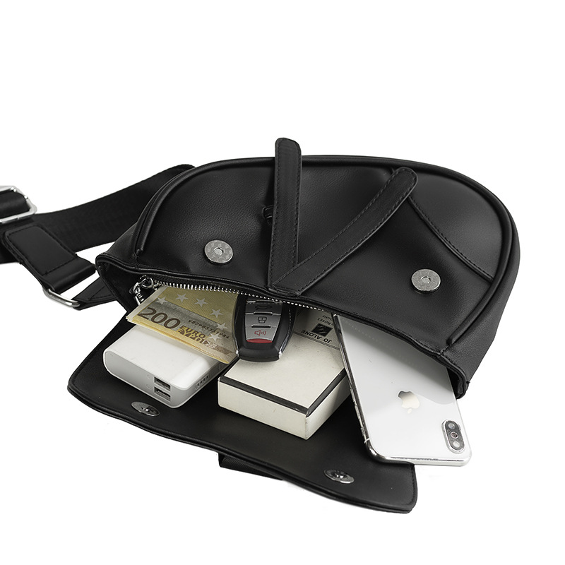 الرجال بولي Male الذكور الثدي  - مراجعة Saddle Bag Leather وسعره
