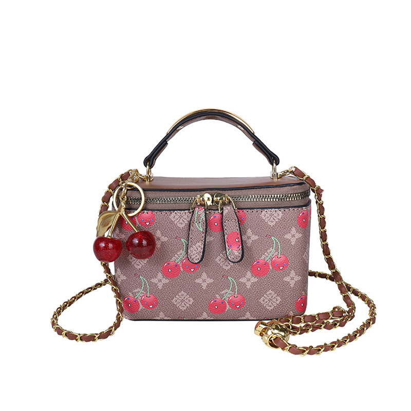 حقيبة مربعة صغيرة بطبعة الكرز، - مراجعة Women'S Kipling Bags وسعره