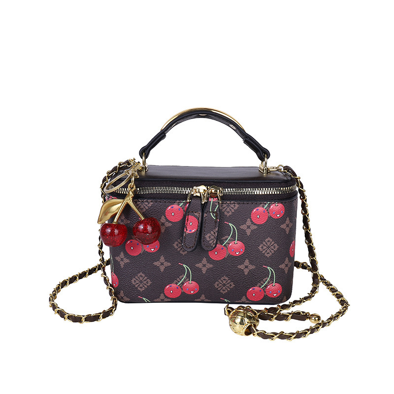 حقيبة مربعة صغيرة بطبعة الكرز، - مراجعة Women'S Kipling Bags وسعره