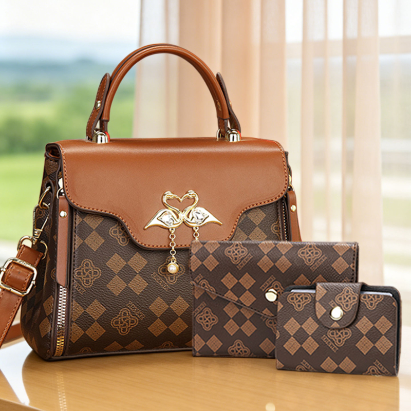 مجموعة حقائب نسائية من 3 قطع،  - مراجعة Women Bags Crossbody وسعره