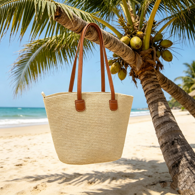 حقيبة يد نسائية من القش بلون و - مراجعة Women Bags Casual وسعره