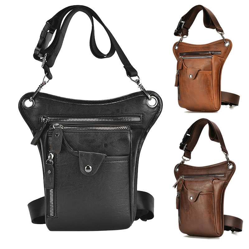 خمر الرجال الخصر حزمة مراوح قط - مراجعة Saddle Bag Leather وسعره