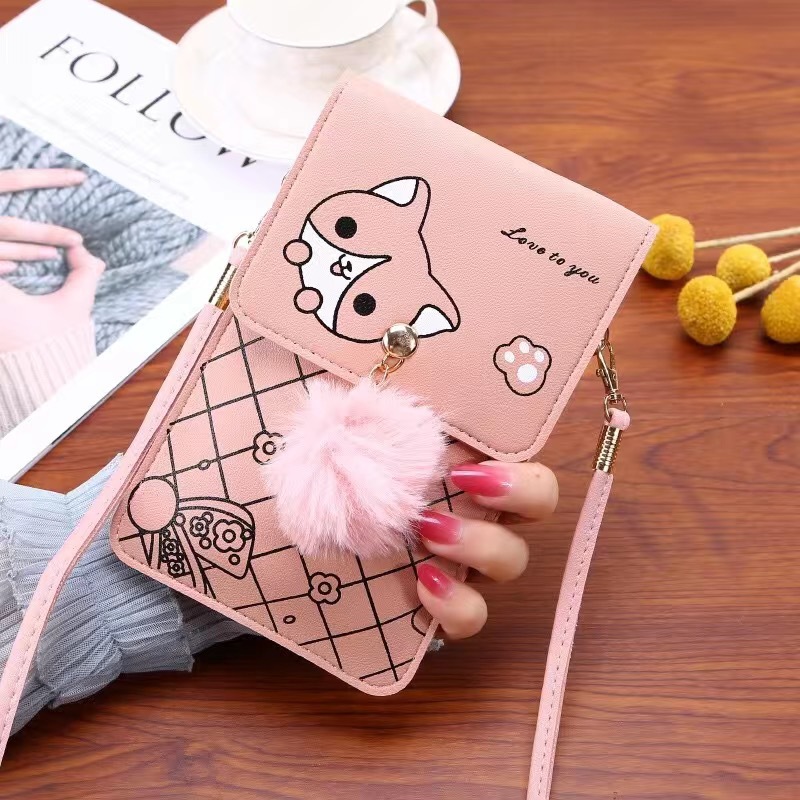 حقيبة هاتف بنمط كرتوني لطيف تع - مراجعة Women Bags Crossbody وسعره