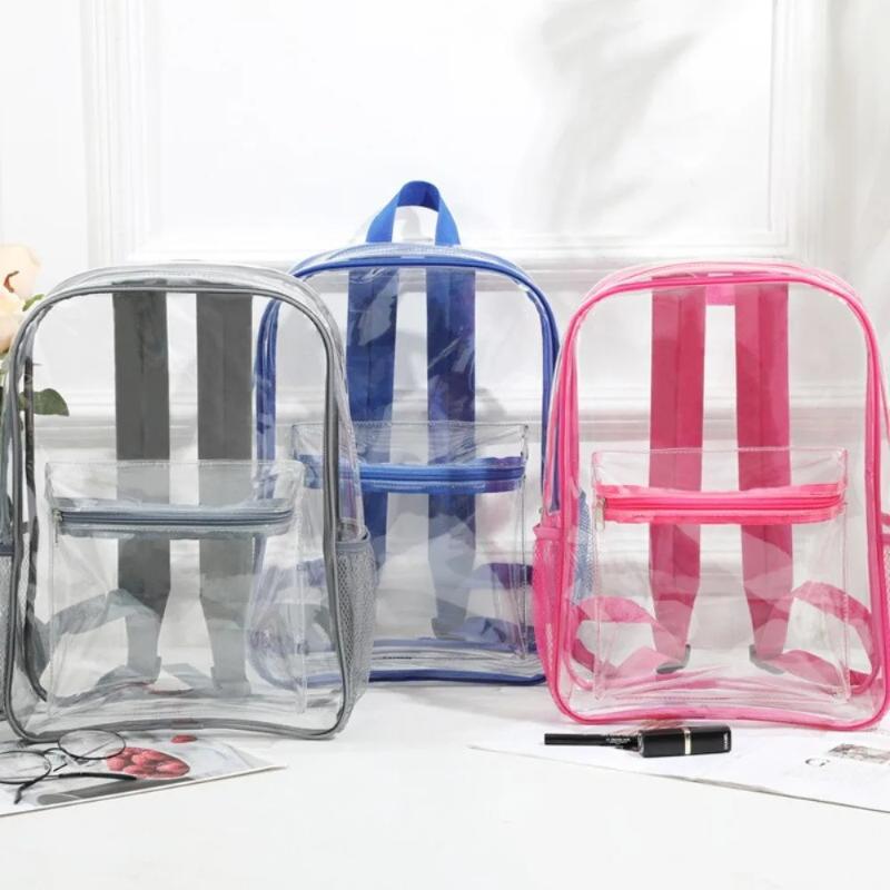 حقيبة ظهر شفافة من البولي فيني - مراجعة Women Bags Casual وسعره