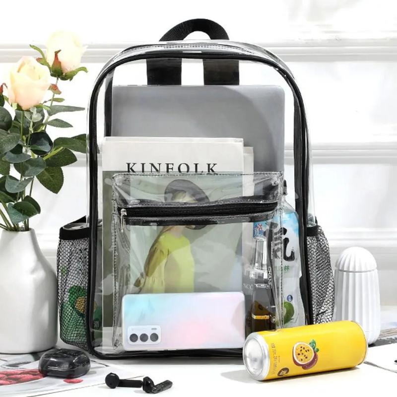 حقيبة ظهر شفافة من PVC للرياضا - مراجعة Women Bags Casual وسعره