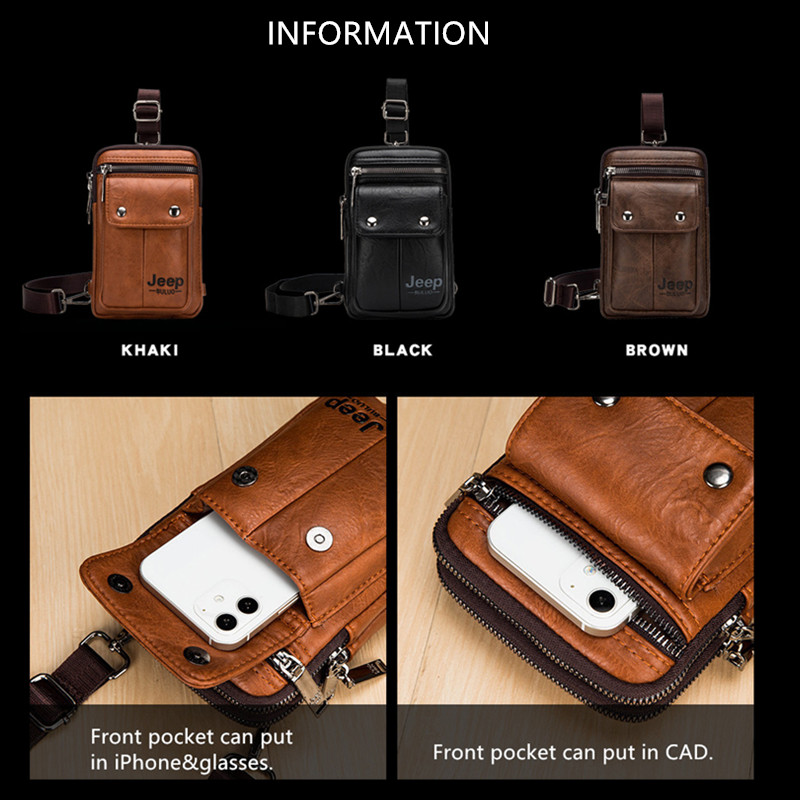 جيب BULUO صغيرة متعددة الوظائف - مراجعة Saddle Bag Leather وسعره