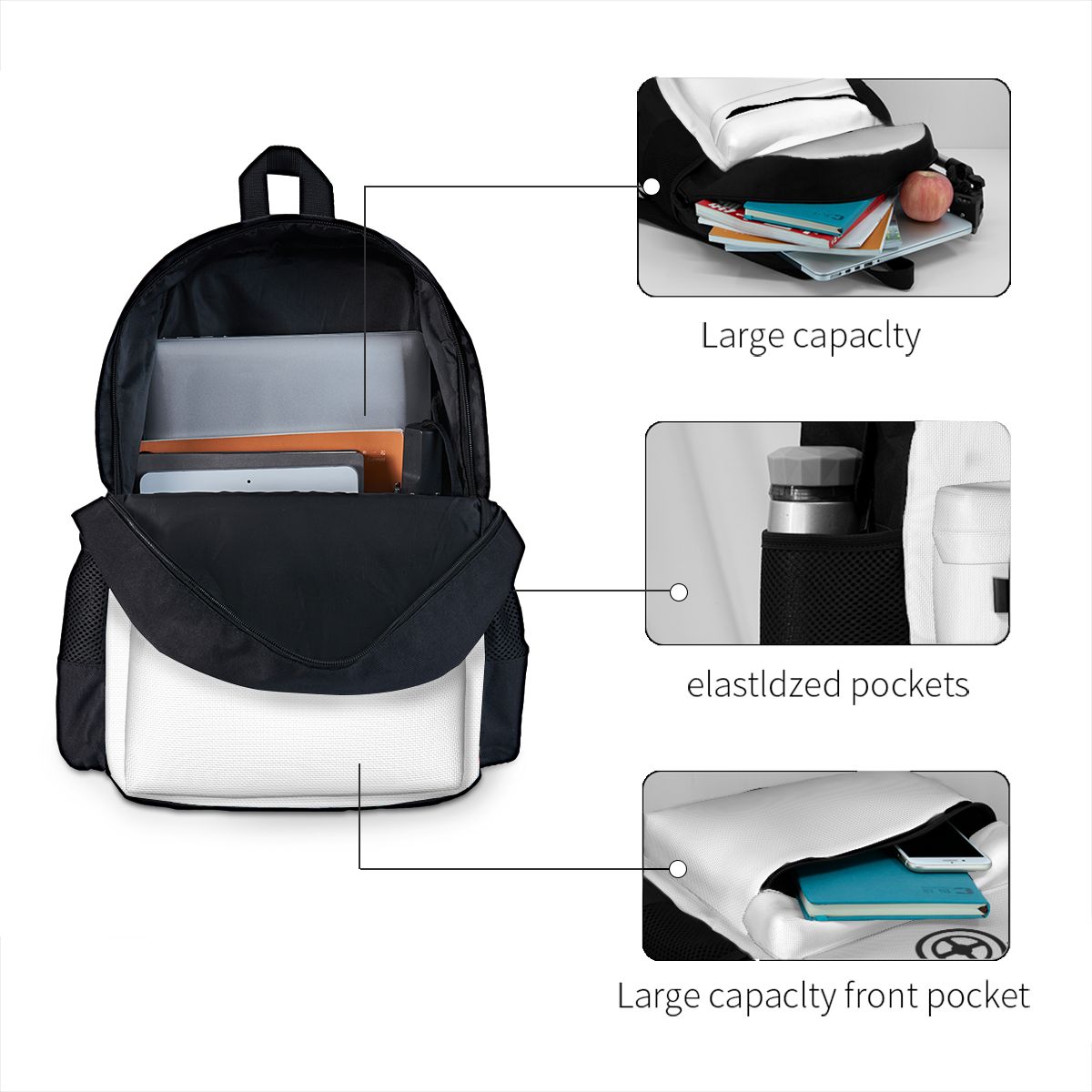 حقيبة ظهر بتصميم شعار Daf Truc - مراجعة Women Bags Vector وسعره