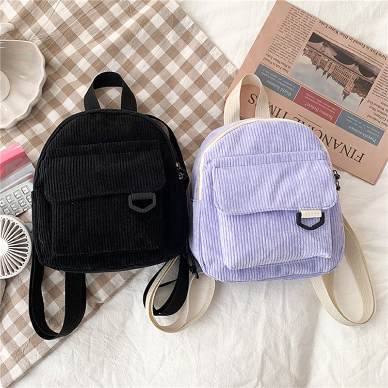 الصلبة اللون حقيبة ظهر صغيرة س - مراجعة Mini Backpack Women وسعره