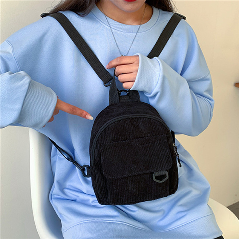 الصلبة اللون حقيبة ظهر صغيرة س - مراجعة Mini Backpack Women وسعره