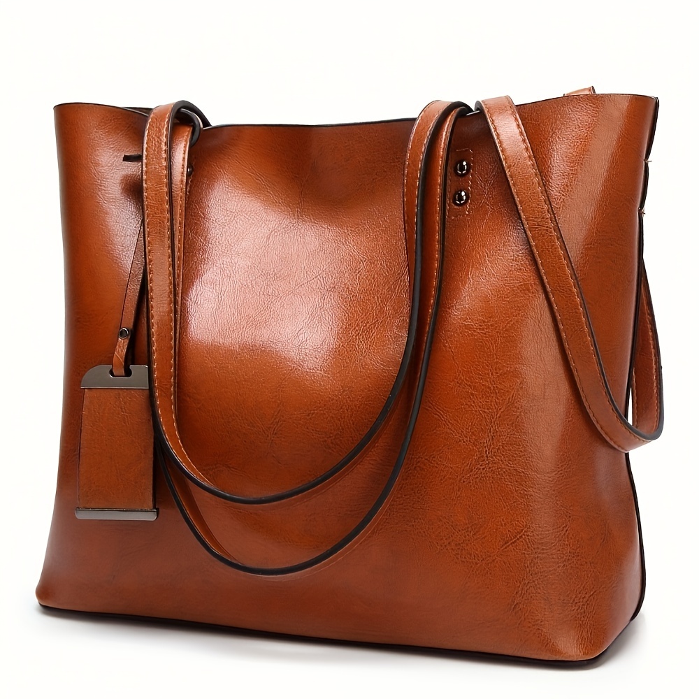 حقيبة يد جلدية كلاسيكية كلاسيك - مراجعة Women'S Work Bags Tote وسعره