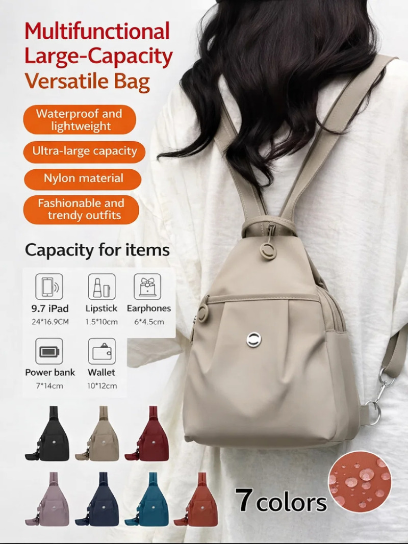حقيبة ظهر نسائية صغيرة خفيفة ا - مراجعة Mini Backpack Women وسعره